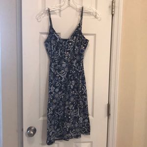 Blue Paisley Loft Dress